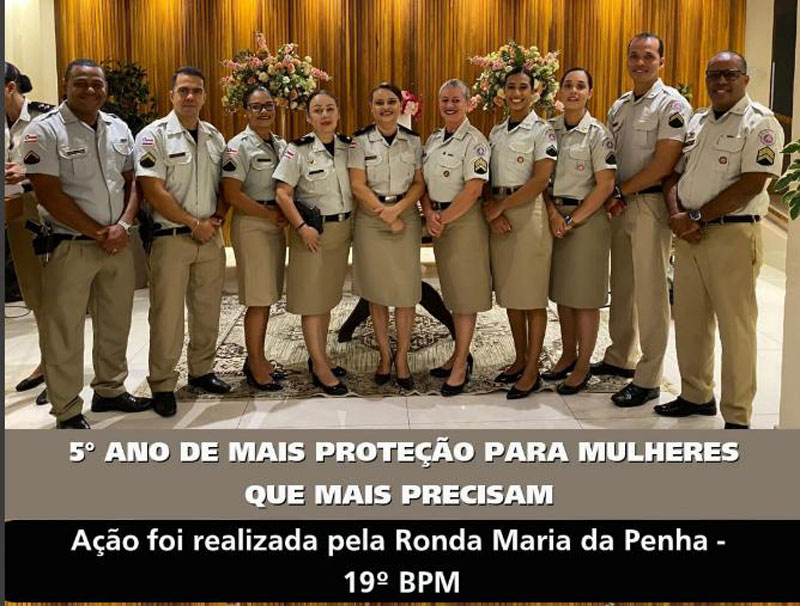 Ronda Maria da Penha Completa 5 anos de Atuação em Jequié e Região. Ronda Maria da Penha Completa 5 anos de Atuação em Jequié e Região.