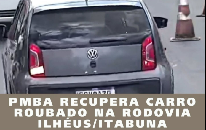 Polícia Rodoviária recupera veículo roubado na BA-649 Polícia Rodoviária recupera veículo roubado na BA-649