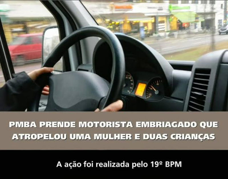 Itaquara | motorista embargado atropelou mulher e 2 crianças Itaquara | motorista embargado atropelou mulher e 2 crianças