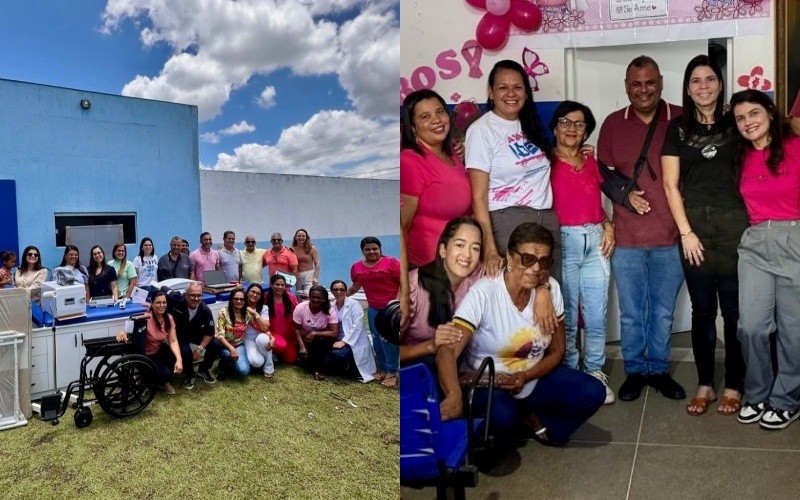 Prefeito de Jitaúna e Secretaria de Saúde entregam vários novos equipamentos para as unidades de saúde da cidade Prefeito de Jitaúna e Secretaria de Saúde entregam vários novos equipamentos para as unidades de saúde da cidade