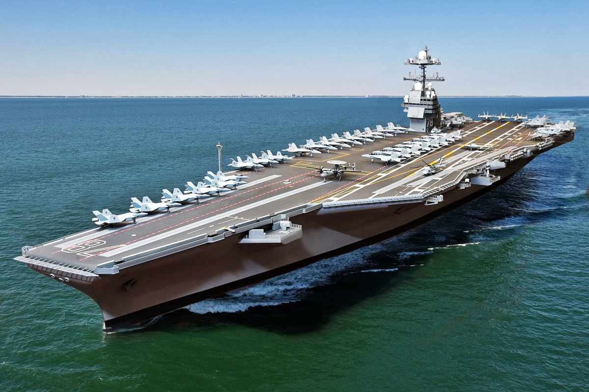 Maior porta-aviões do mundo chega à América Latina e reforça frota dos EUA Maior porta-aviões do mundo chega à América Latina e reforça frota dos EUA