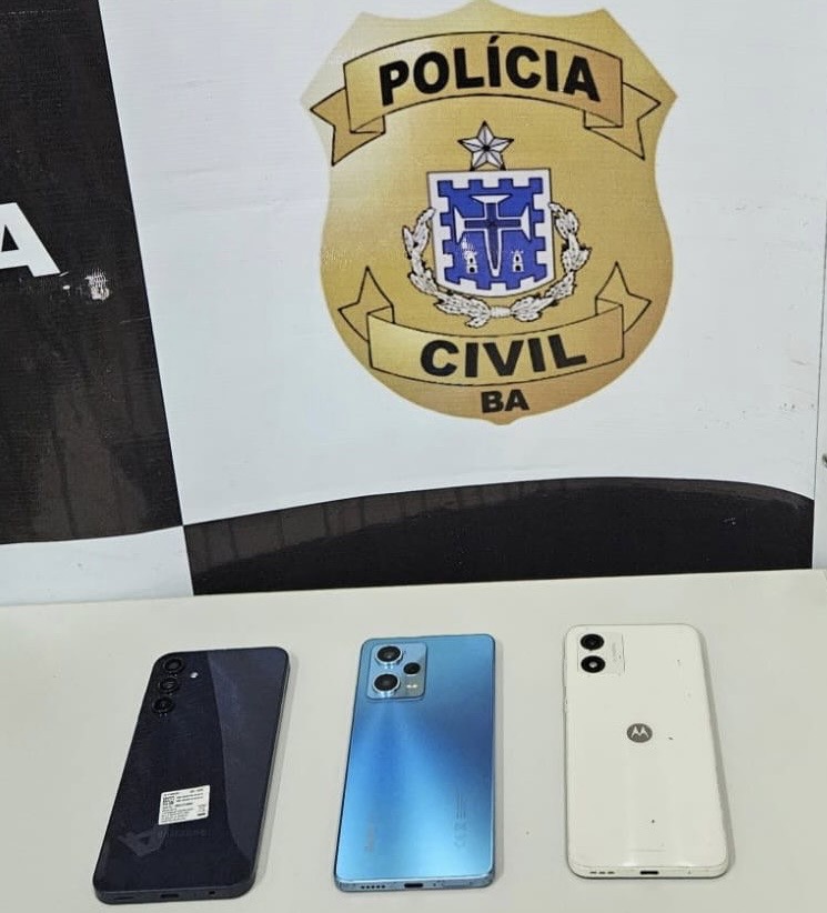 Ipiaú | Polícia Civil recuperou 3 celulares roubados e indiciou 3 pessoas