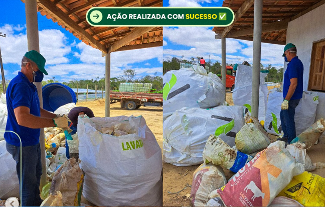 Lagedo do Tabocal reforça compromisso ambiental com o recebimento de embalagens de agrotóxicos Lagedo do Tabocal reforça compromisso ambiental com o recebimento de embalagens de agrotóxicos