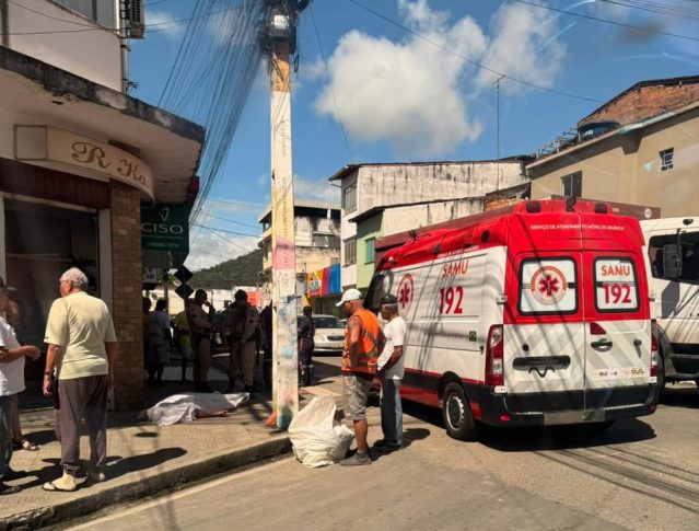 Ipiaú: Idoso sofre mal súbito e morre no centro da cidade