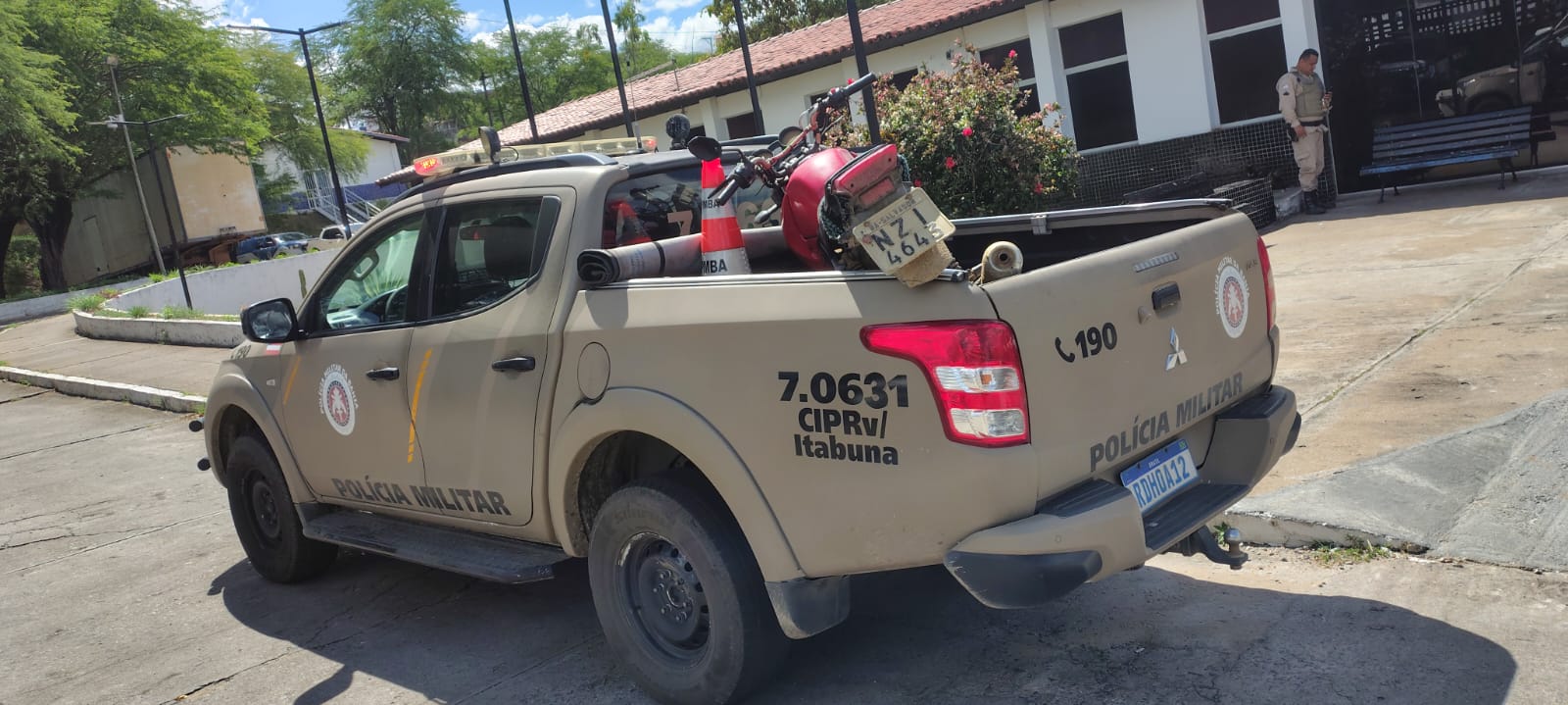 PRE recuperou moto que estava com motor adulterado circulando na BA 120