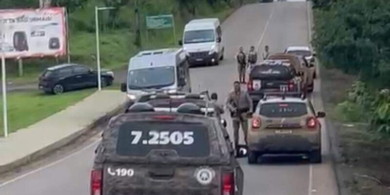 Camamu: Forças de segurança reagem a ataque e suspeito de crimes morre em confronto com a PM