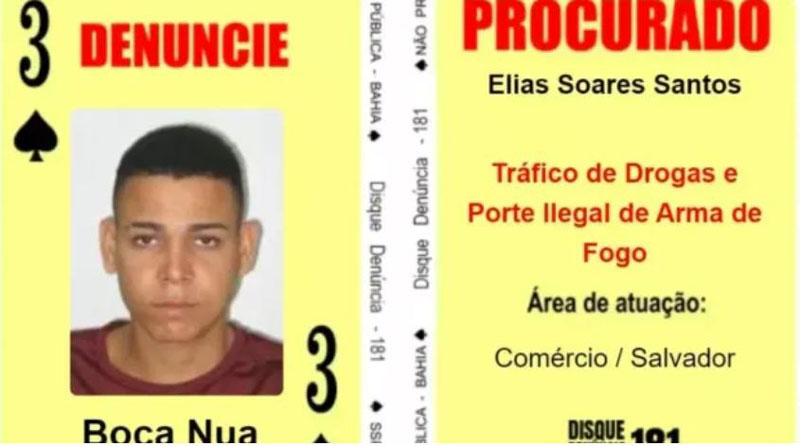 Integrante do Baralho do Crime morre após confronto com a Polícia Civil em Salvador