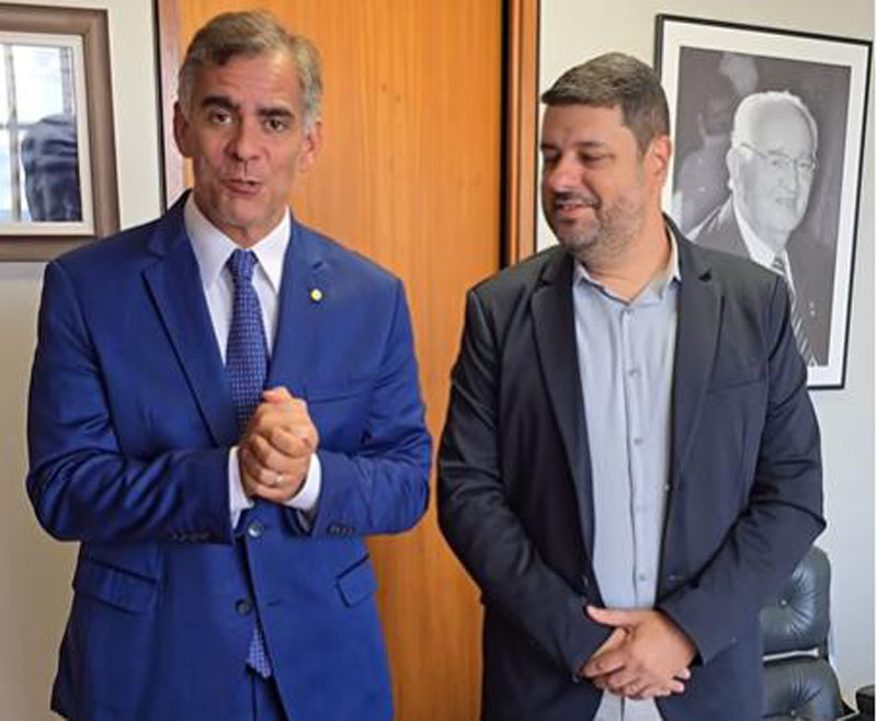 Diretor do IFBA Jequié ser reuniu com o deputado Leur Junior buscando novos investimentos para o campus