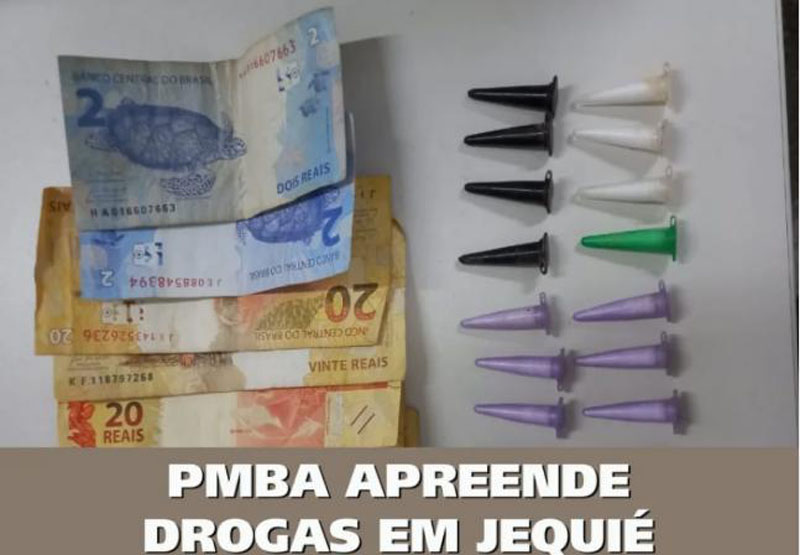 Jequié | RONDESP deteve suspeito com drogas e dinheiro no bairro Km 3 Jequié | RONDESP deteve suspeito com drogas e dinheiro no bairro Km 3