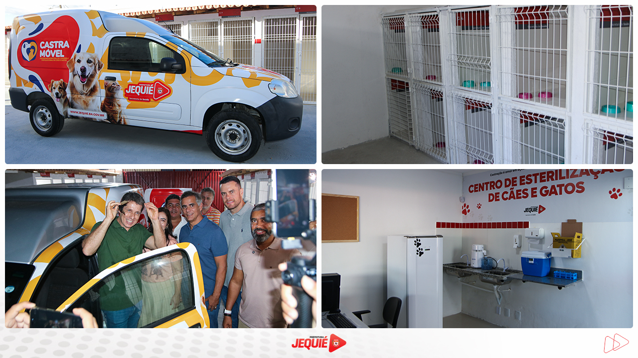 Prefeitura de Jequié inaugura Centro de Esterilização de Cães e Gatos, anuncia serviço de microchipagem, ampliando políticas de proteção animal Prefeitura de Jequié inaugura Centro de Esterilização de Cães e Gatos, anuncia serviço de microchipagem, ampliando políticas de proteção animal