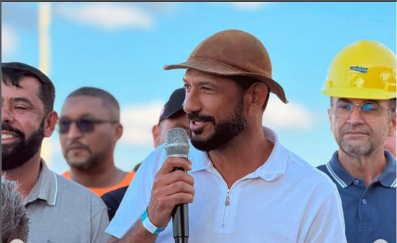 Prefeito Marquinhos Sena acompanha governador Jerônimo Rodrigues em visita às obras do Sistema Integrado de Abastecimento de Água