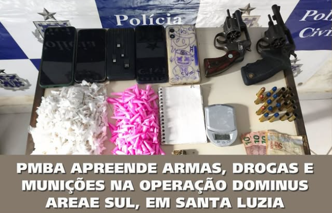 Dois homens morrem em confronto com a PM durante operação em Santa Luzia Dois homens morrem em confronto com a PM durante operação em Santa Luzia