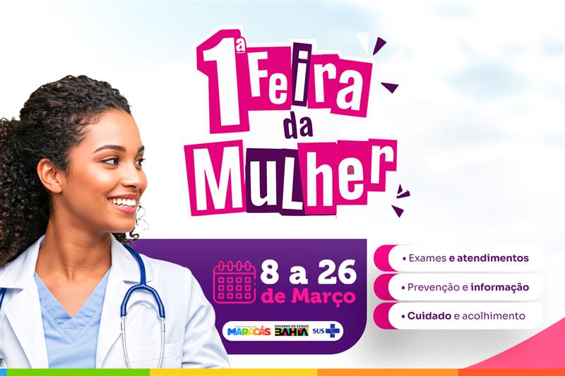 1ª Feira da Mulher em Maracás: Valorização, Cuidado e Saúde para Todas