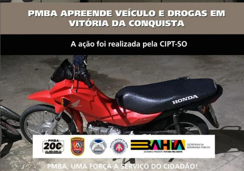 Vitoria da Conquista | RONDESP prende aviãozinho por tráfico no bairro Brasil