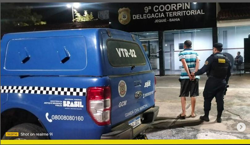 GCM de Jequié prende traficante procurado pela justiça GCM de Jequié prende traficante procurado pela justiça