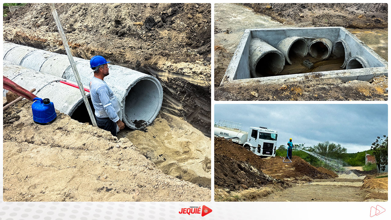 Prefeitura de Jequié investe em infraestrutura e intensifica construção do sistema de drenagem pluvial do Loteamento Amaralina Prefeitura de Jequié investe em infraestrutura e intensifica construção do sistema de drenagem pluvial do Loteamento Amaralina