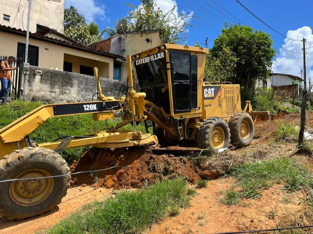 Itagi : Pavimentação da Rua Gustavo Silva