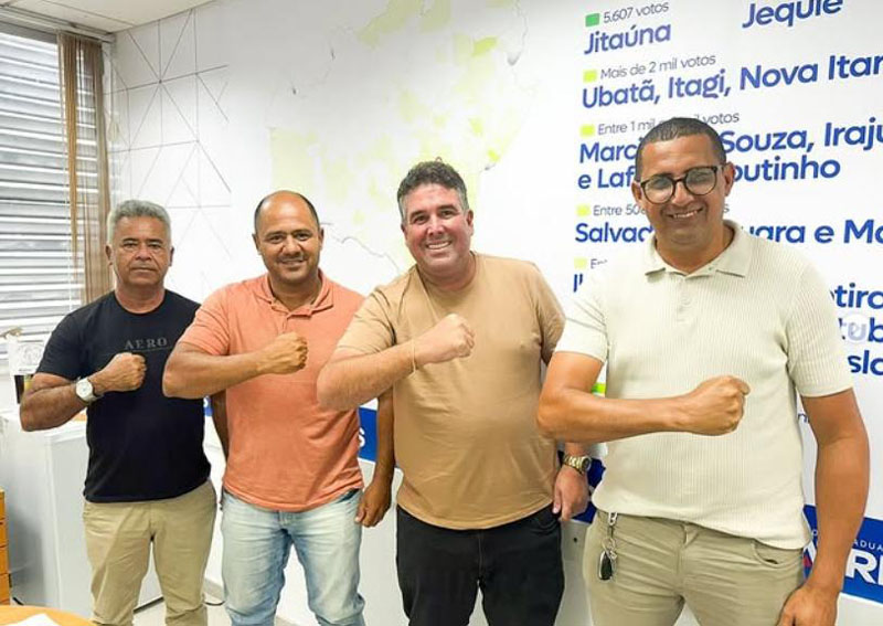 Deputado Patrick Lopes se reúne com representantes da Guarda Municipal e produtores rurais de Jitaúna