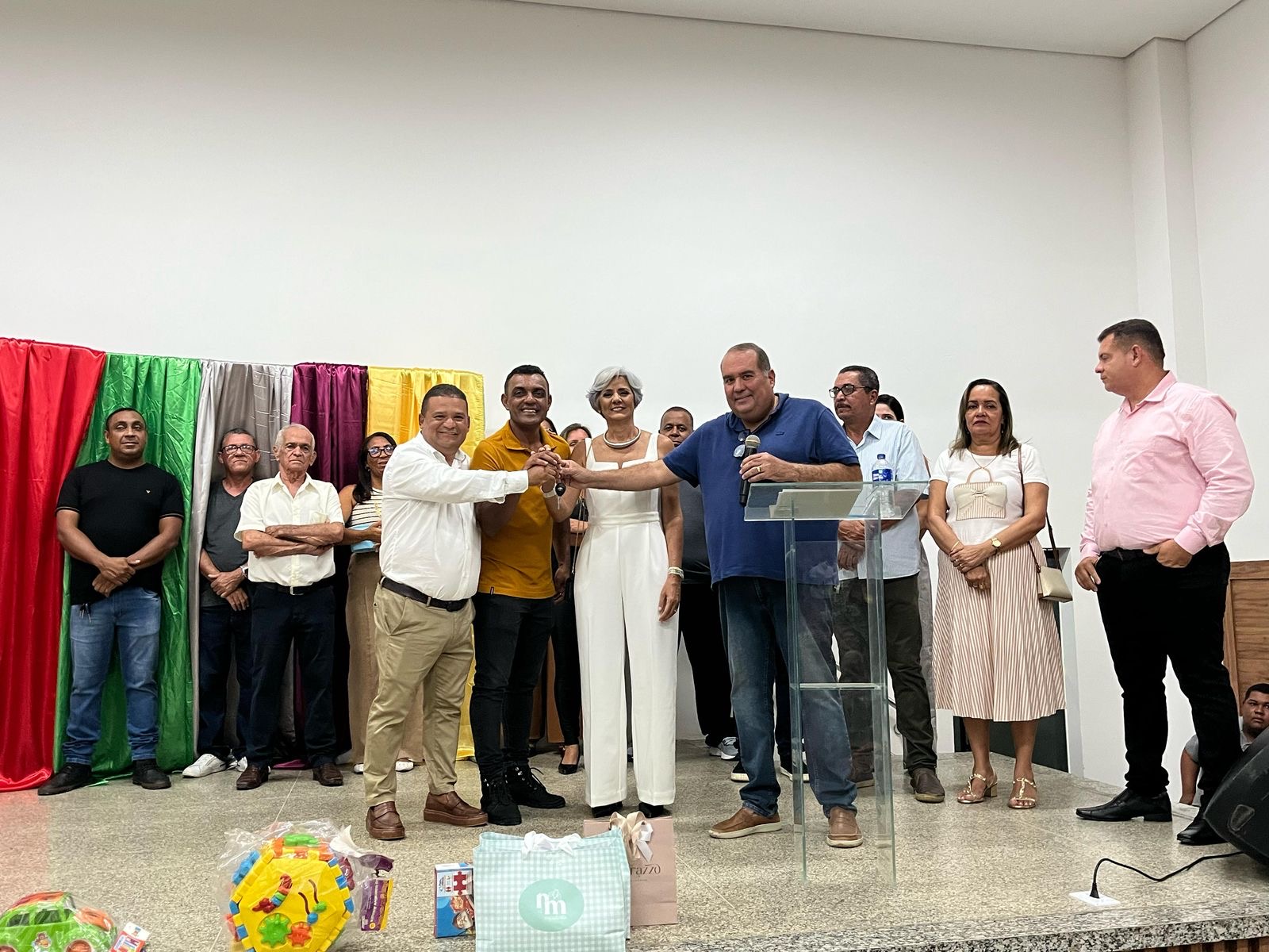 Itagi : Inauguração da Escola Infantil Nossa Senhora de Fátima.