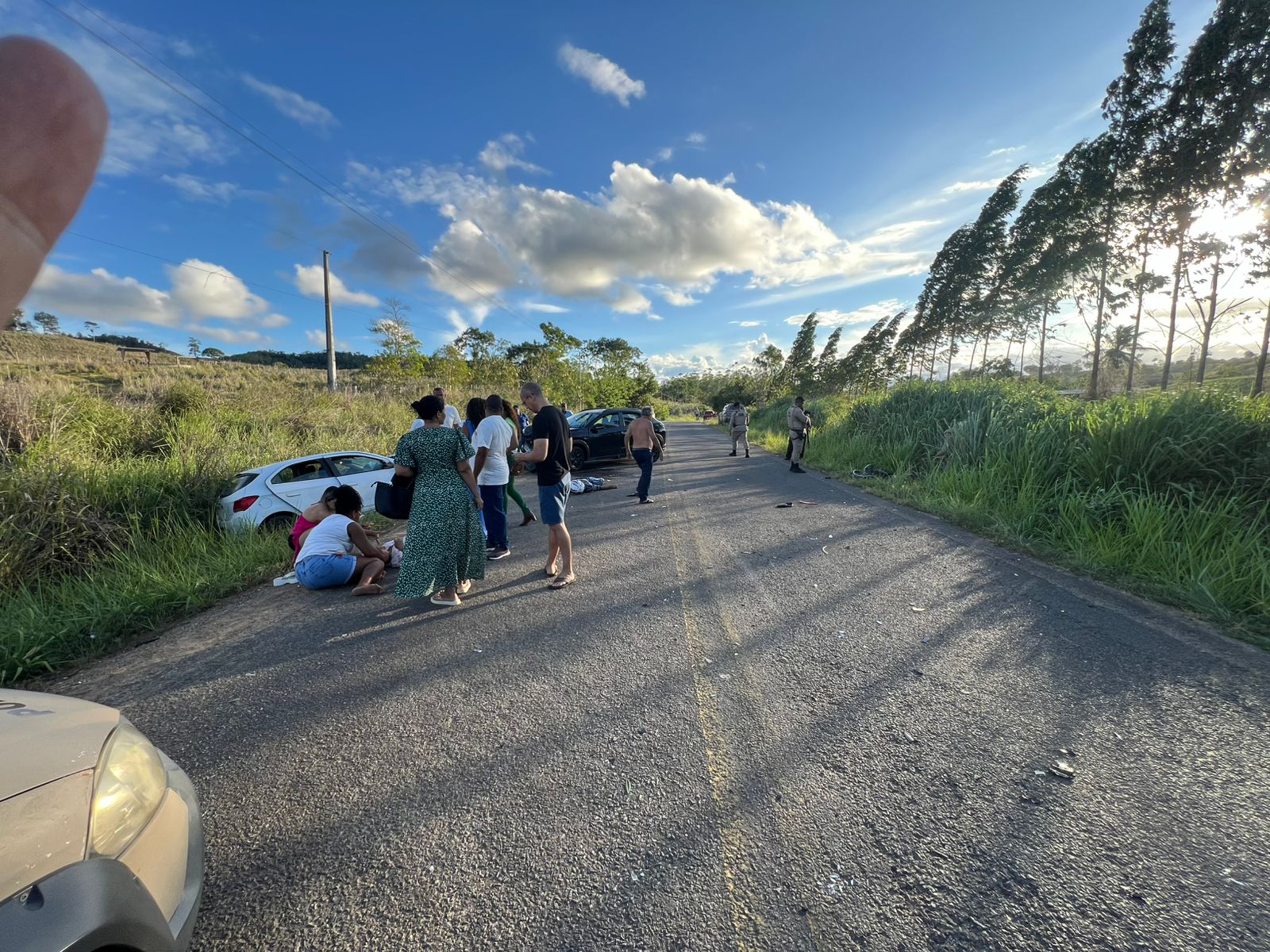 Acidente na BA-650 deixa um morto e cinco feridos nas proximidades da Fazenda Oceania