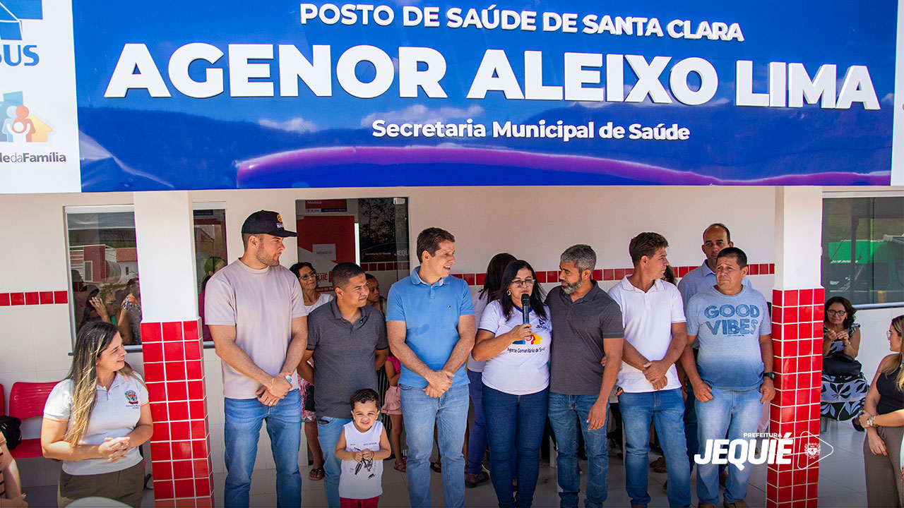 Prefeitura de Jequié inaugura posto de saúde em Santa Clara e reforça atendimento às comunidades rurais Prefeitura de Jequié inaugura posto de saúde em Santa Clara e reforça atendimento às comunidades rurais