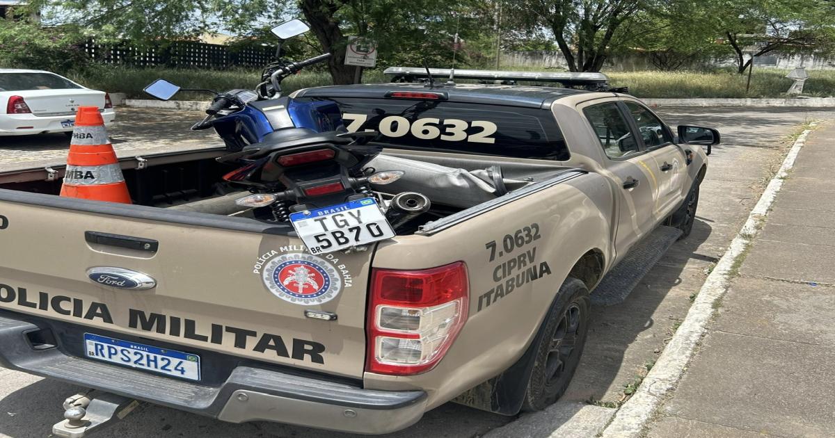 PM RECUPERA MOTOCICLETA ROUBADA EM JEQUIÉ