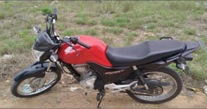 Motocicleta roubada é recuperada pela PM em Jequié