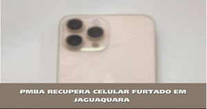 Jaguaquara | Câmaras flagraram o furto de um iphone 13 pro max