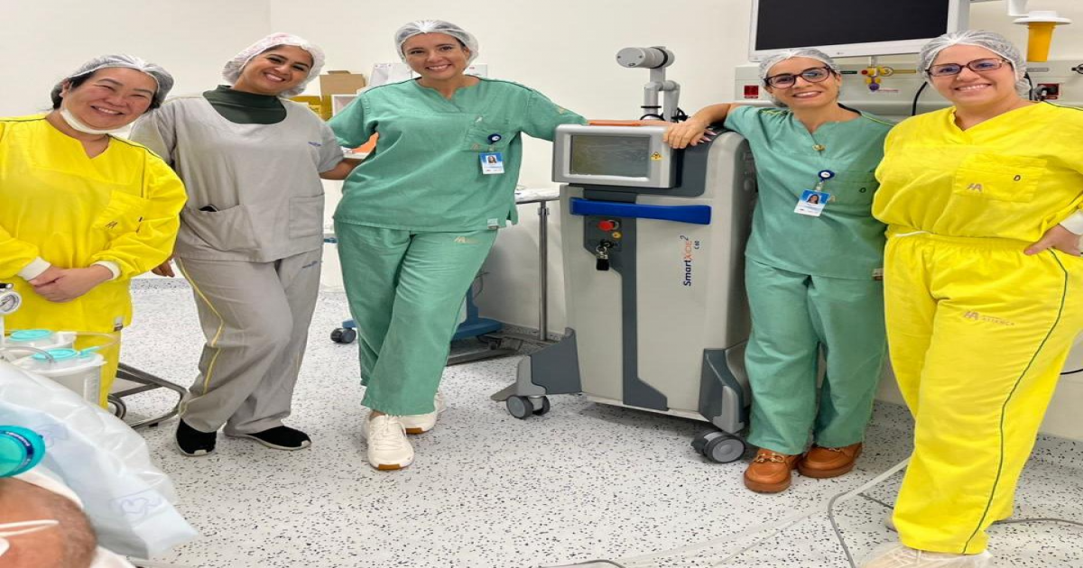 Bahia realiza a primeira cirurgia de laringe do Nordeste com uso de laser de CO