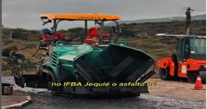 Vereador Bui Bulhões comemora asfaltamento da via que interliga o IFBA a BR 116