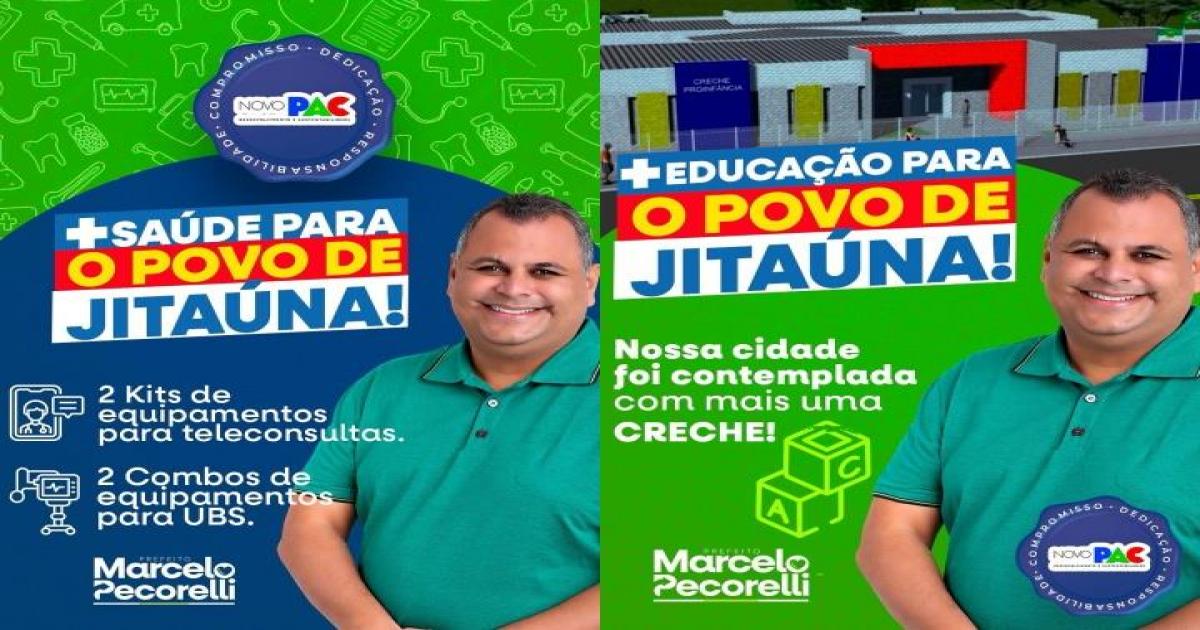 Novo PAC da Saúde contempla Jitaúna com equipamentos para fortalecer a Atenção Básica; município é contemplado com nova creche.