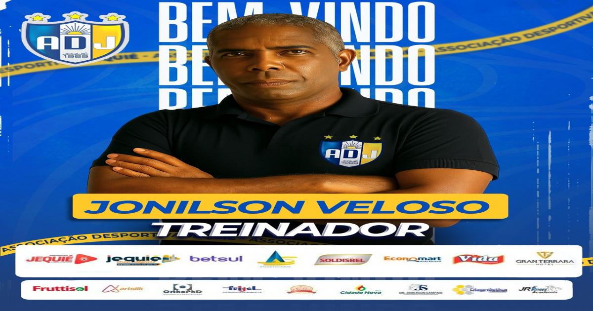 ADJ anuncia Jonilson Veloso como novo técnico
