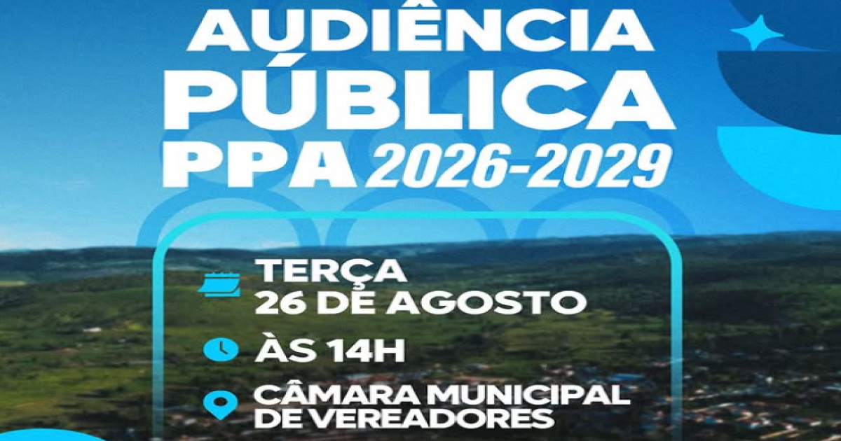 Lafaiete Coutinho | Audiência Pública - PPA 2026-2029