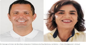 Ruy Barbosa: eleição suplementar será definida entre médico e esposa de ex-prefeito inelegível