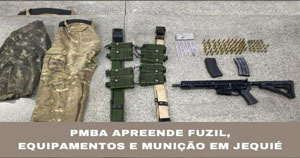 Jequié | RONDESP encontra acampamento na mata utilizado por facção criminosa e apreende armas e munições
