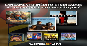 Cine São José exibe filmes indicados ao Oscar 2025!