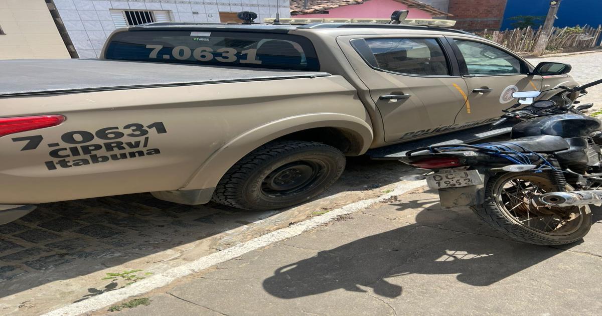 Motocicleta com motor adulterado é apreendida na BA-130, em Japomirim