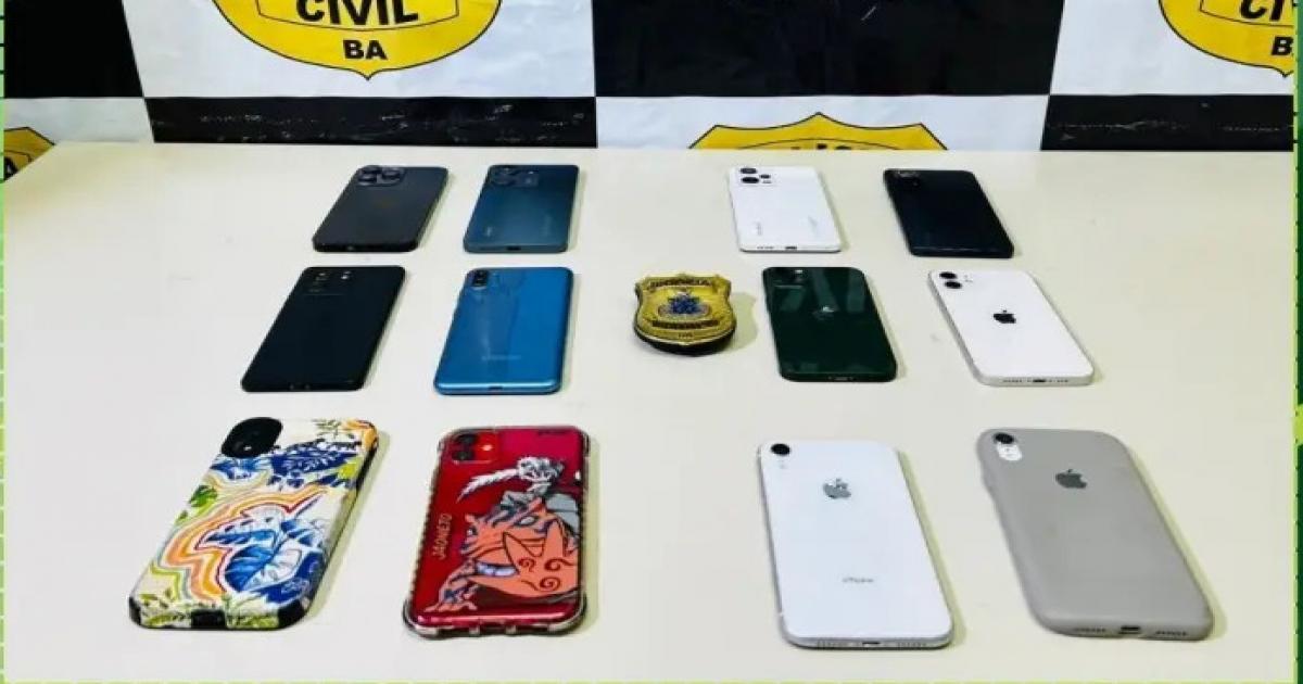 Jequié: Homem é preso com 12 celulares furtados avaliados em R$ 40 mil
