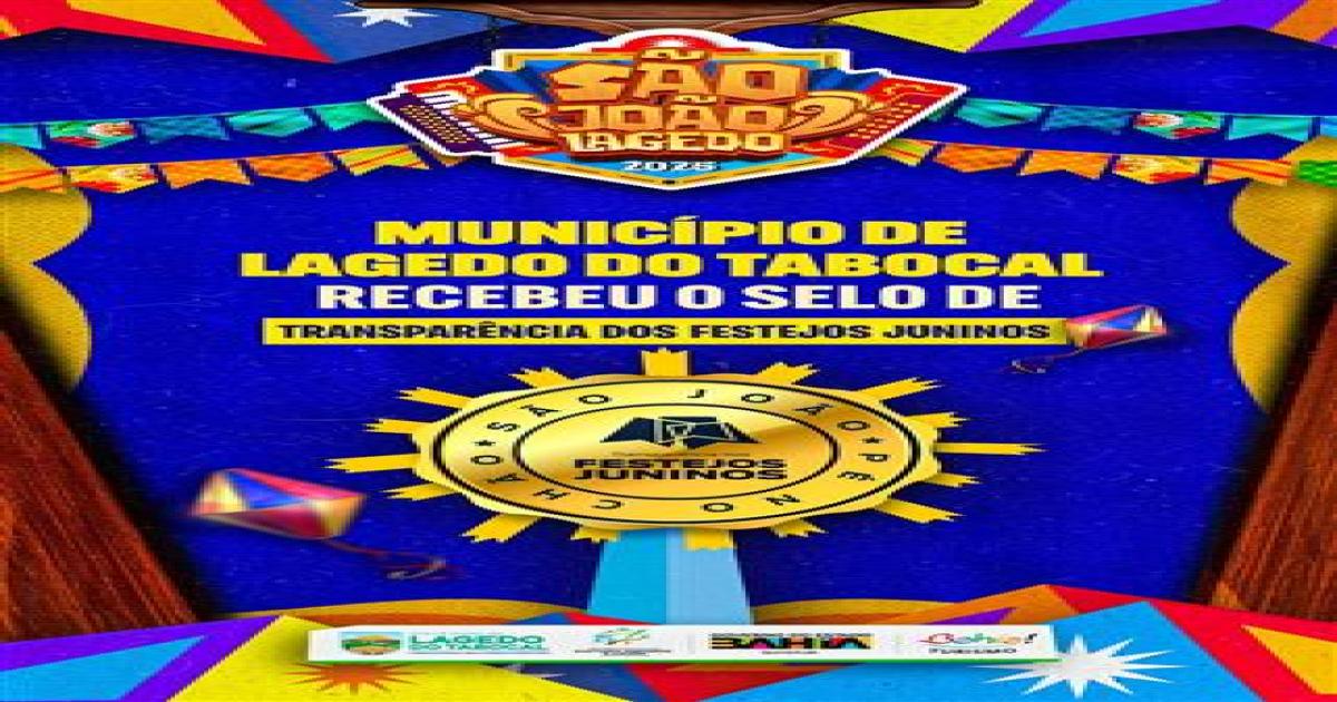 SÃO JOÃO PÉ NO CHÃO - TRANSPARÊNCIA DOS FESTEJOS JUNINOS