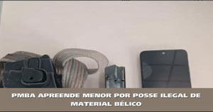 Operação Gavião: PM apreende adolescente e material ilícito no Loteamento Tropical