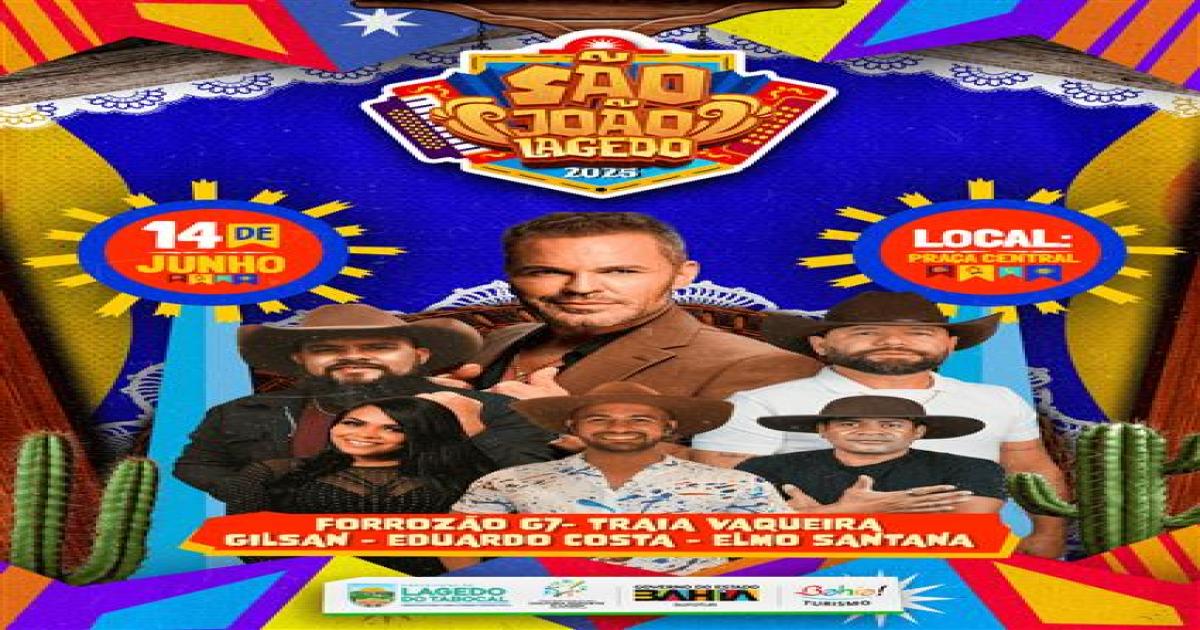 SÃO JOÃO 2025 DE LAGEDO DO TABOCAL - O MELHOR DO VALE