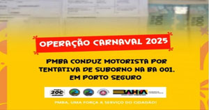 Caminhoneiro tentou subornar  policiais rodoviário com 200 reais