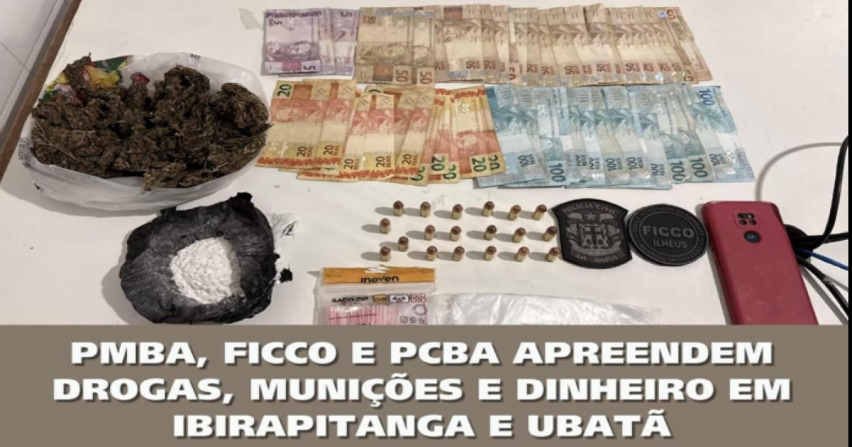 Idoso é preso com drogas e armas no distrito de Camamuzinho