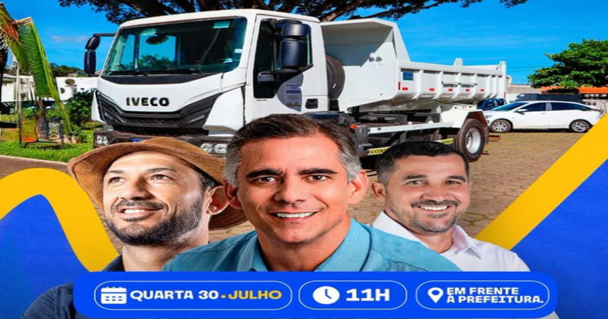 Lagedo do Tabocal | Entrega de uma caçamba 0km, fruto de emenda parlamentar do deputado Leur Junior