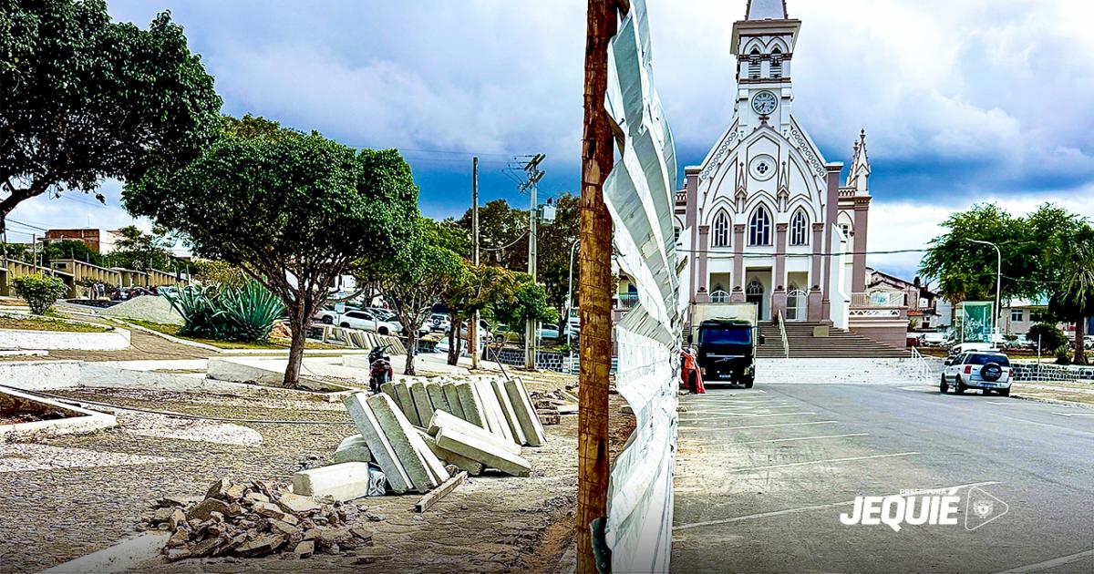 Prefeitura de Jequié inicia obras de modernização da Praça da Matriz