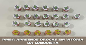 Apreensão de drogas no bairro Boa Vista, em Vitória da Conquista