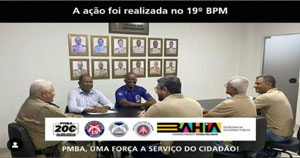 Vereador Gilvan reuniu com o novo comandante do 19BPM e solicitou a reabertura das companhias da Polícia Militar em Jequié