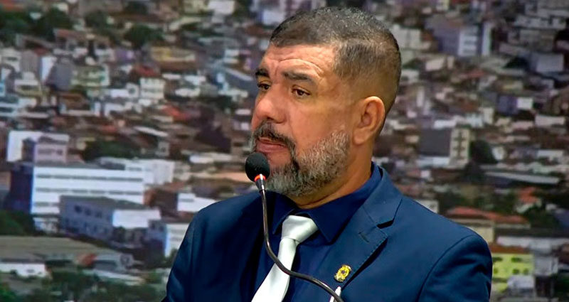 André do Sintracal discursa em nome da Câmara na abertura do Legislativo André do Sintracal discursa em nome da Câmara na abertura do Legislativo