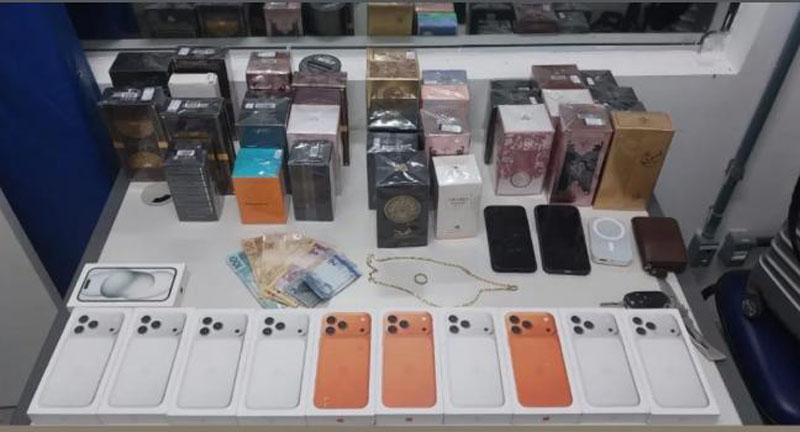 Homem é conduzido após abordagem policial e apreensão de produtos sem nota fiscal em Jequié