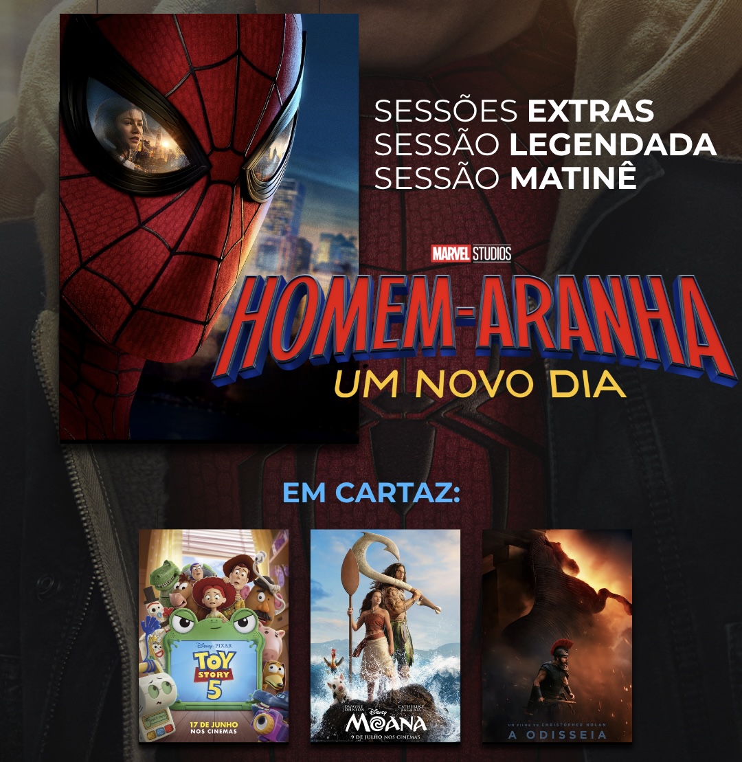 HOMEM-ARANHA: UM NOVO DIA! SE TORNA A MAIOR ESTREIA DO UNIVERSO MAVEL E ESTÁ EM EXIBIÇÃO NO CINE SÃO JOSÉ!